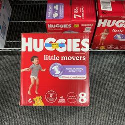 Huggies Size 8 Count 62 $42.99