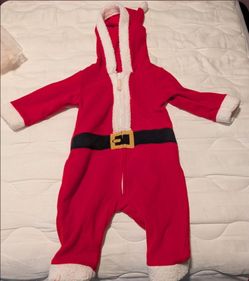 Brand new carters  cute   little  baby boy Santa clause outfit .