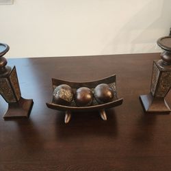 Candle Holders & Other Dining Table Decor