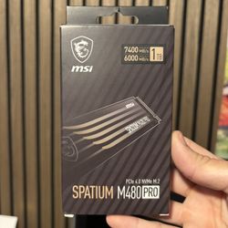 MSI SPATIUM M480 PRO 1TB NVME SSD