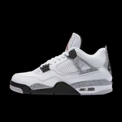 Air Jordan 4 Retro OG 'White Cement' 2025, Size 8.5, 9, 9.5