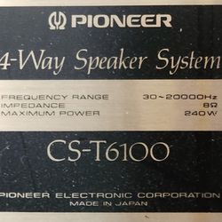 Pioneer Vintage Audio System For Sale