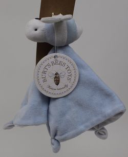Burts Bees Baby Infant Lovey Plush Security Blanket Bumble Bee Nursery Toy *NWT*