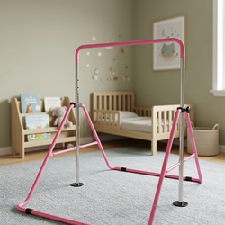 Gymnastic bar for kids with adjustable heights