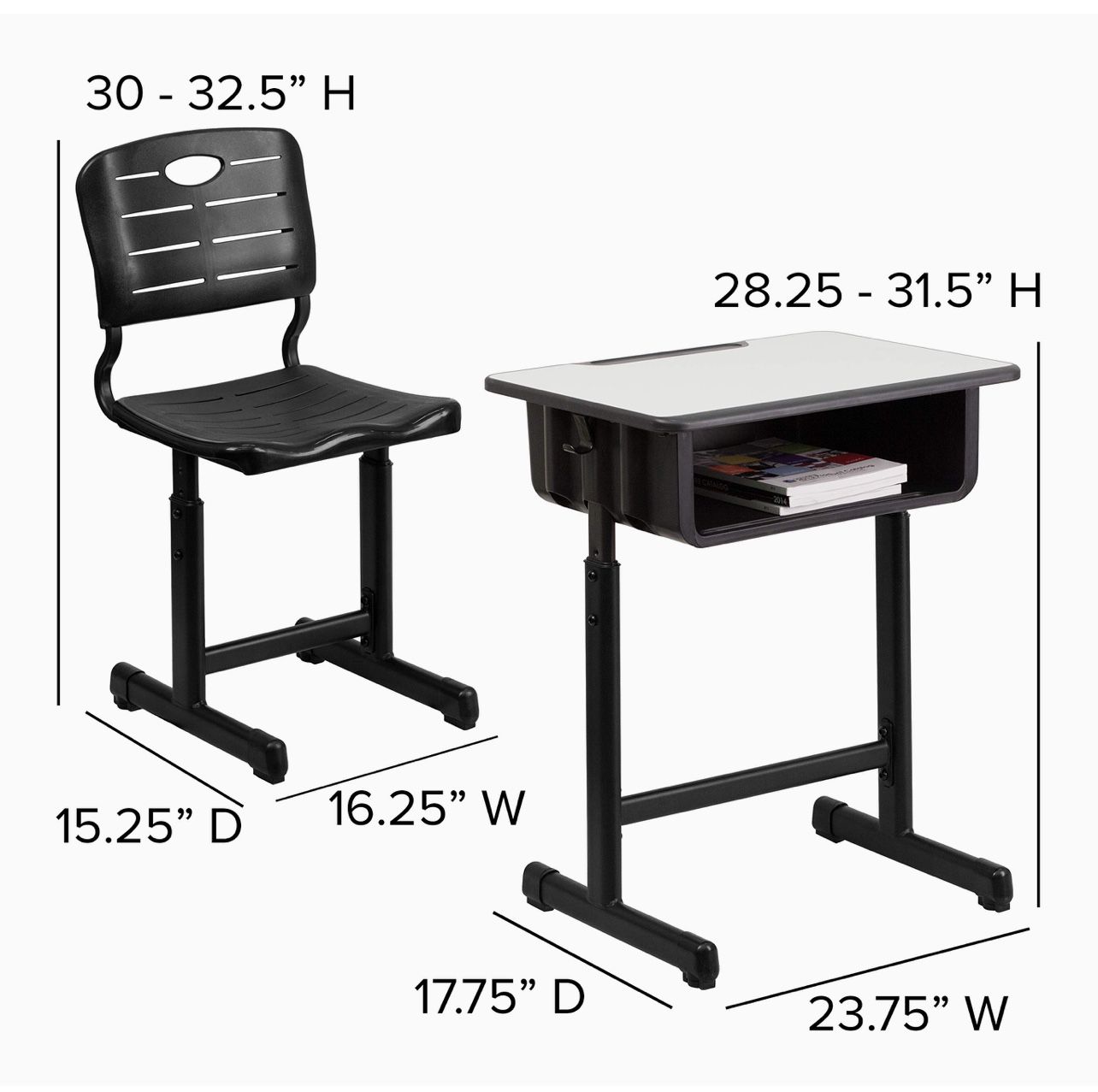 Student desk with chair 