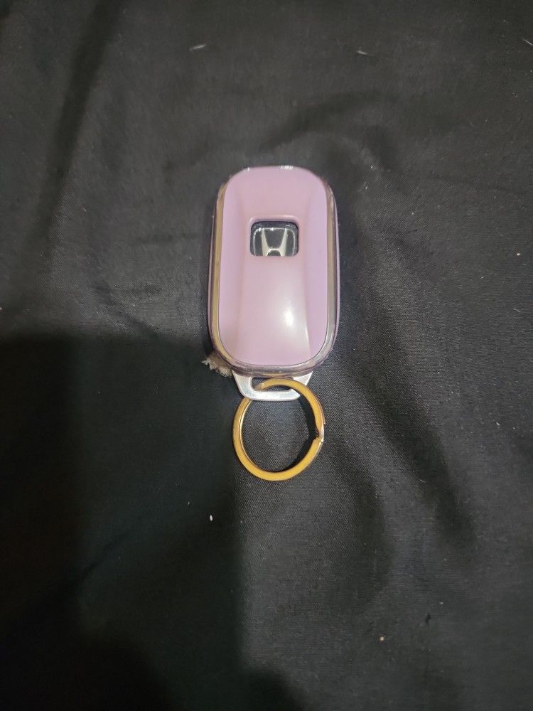 Honda Key Fob With Lilac Cover