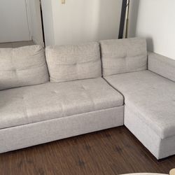 Sofa convertible en L moderno