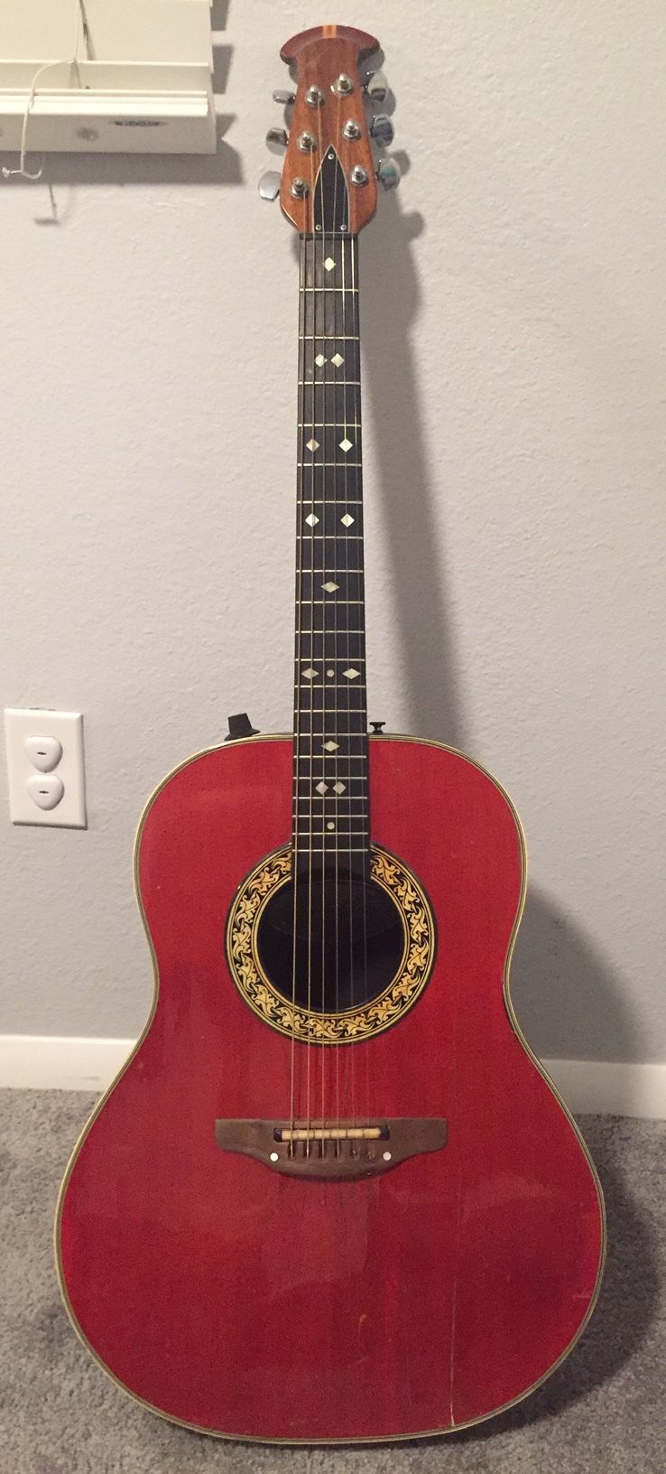 Ovation 1112-2 Custom Balladeer Acoustic Guitar (1975 Model)