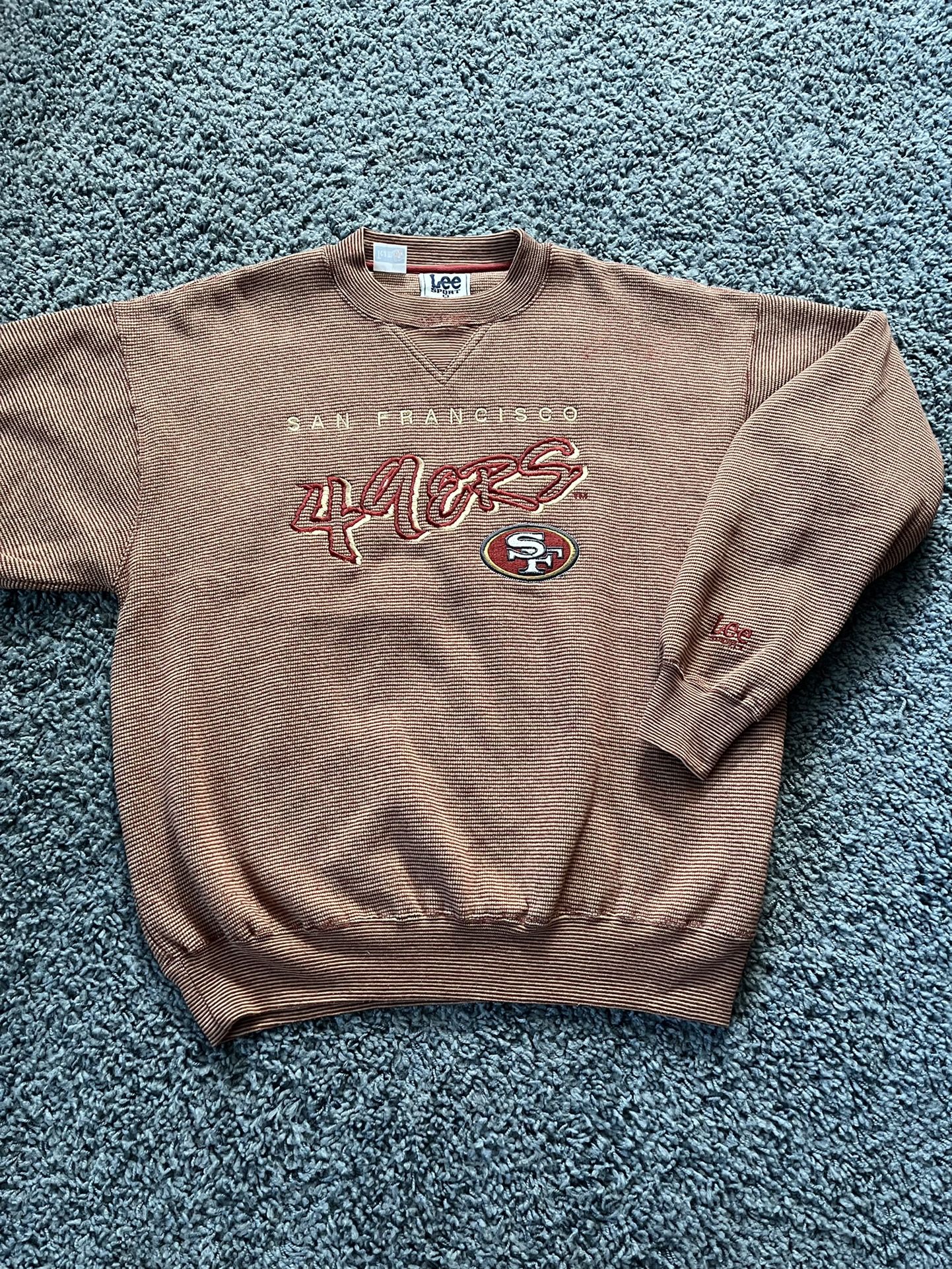 Vintage 90s Lee Sport NFL San Francisco 49ers Stitched Sweatshirt Mens M Jersey