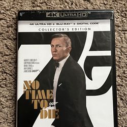 No Time To Die 4k Blu-ray