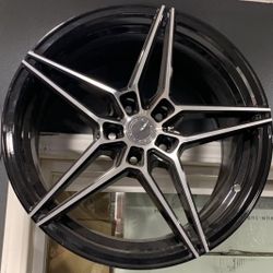 Velsen Wheel 18x8 5x112 +38 Black Machine Faced Finance Available