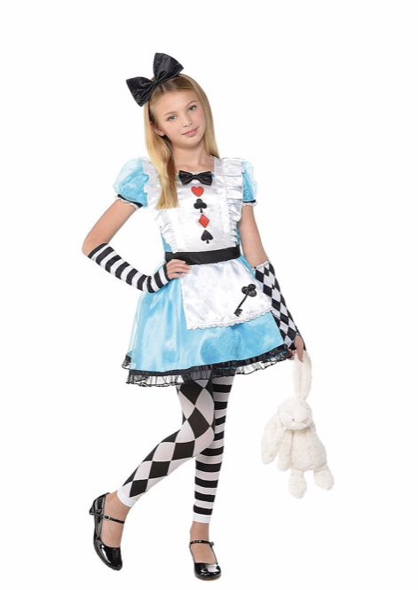 Alice in Wonderland Halloween costume for girls