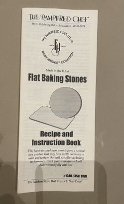 Pampered Chef Baking Stone 