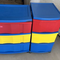 Colourful Storage Drawers