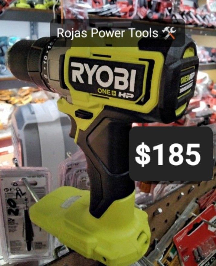 RYOBI ONE + HP 18V BRUSHLESS CORDLESS 1/2IN DRILL / DRIVER (TOOL-ONLY)