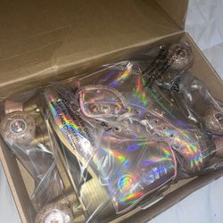 Holographic Roller Skates