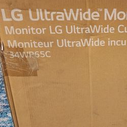 LG CURVED MONITOR ULTRAWIDE 34".