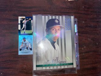 Alex Rodriguez Baseball Card Lot – Donruss Studio Portrait Oversized + 2 Cards