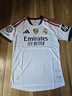 Real Madrid Jerseys + Champions League Patches
