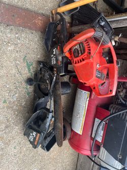 Chain saw and chain saw parts