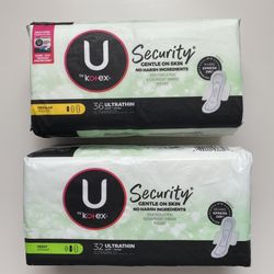 U By Kotex Ultrathin pads 32-36 count