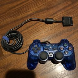 Ocean Blue Playstation 2 Controller & Playstation Accessories