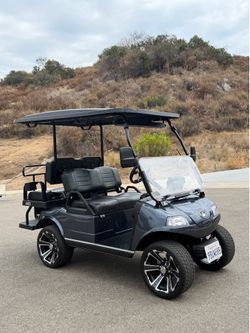 Registered golf cart