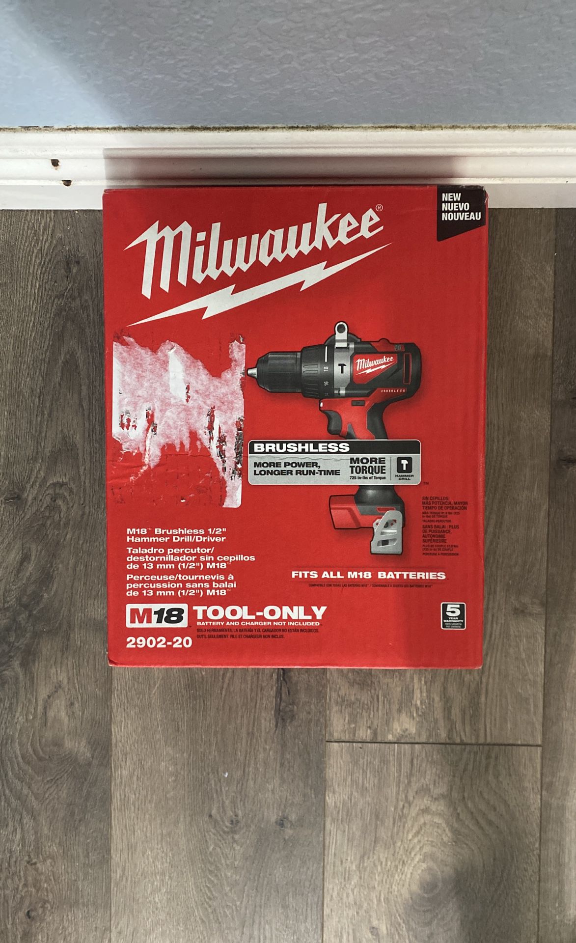 Milwaukee Brushless 1/2” Hammer Drill/Driver