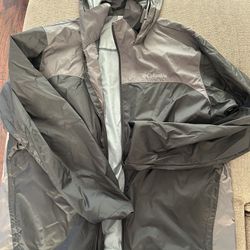 rain jacket / columbia 