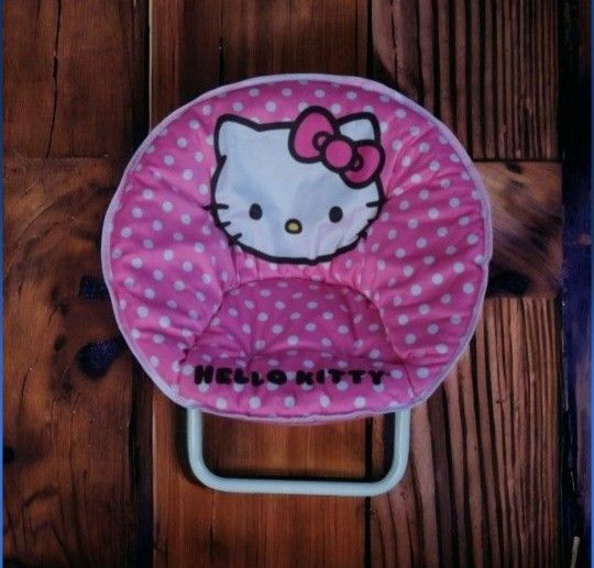 Hello Kitty Small Saucer Chair-New With
Tag