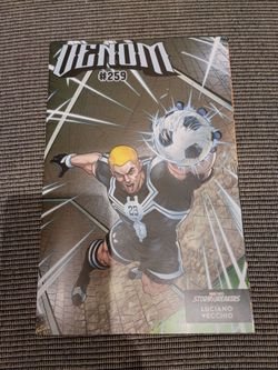 VENOM #259 LUCIANO VECCHIO MARVEL SOCCER VARIANT (MARVEL COMICS 2026)!!!
