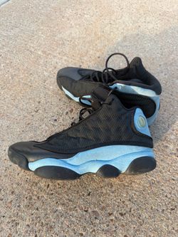 Air Jordan 13 Black and Blue Sneakers