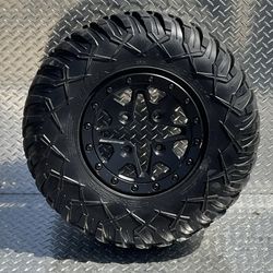30x10-14 Canam Maverick Spare Tire And Wheel beadlock 