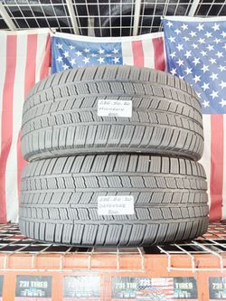 🇺🇸 2 USED TIRES 285/50R20 MICHELIN DEFENDER LTX A/S ALL SEASON 285 50 20