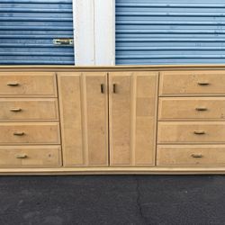 Vintage American of Martinsville Burlwood Lowboy dresser