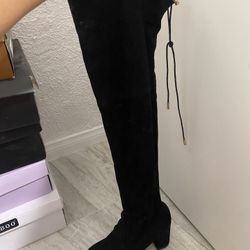 Thigh High Long Back Boots 