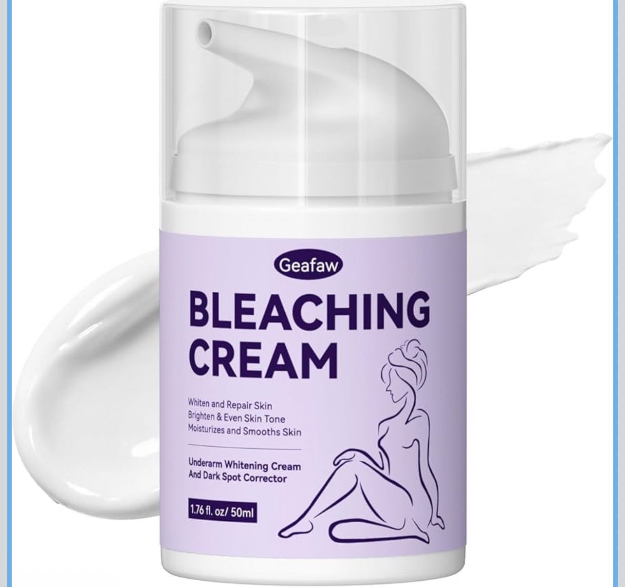 Skin Bleaching Cream, Skin Lightening Cream with Vitamin C for Intimate Areas, Dark Spot Remover for Body, Sensitive, Face, Intimate Areas Underarms,
