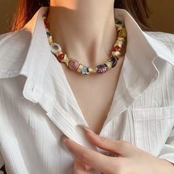 Matching Ceramic Beaded Necklaces for Besties