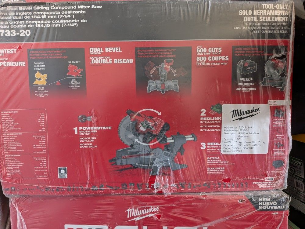 Milwaukee Cordless Saw Lithium