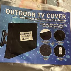 75” Weatherproof Outdoor TV Cover