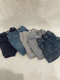 2T Baby Boy Shorts Bundle – 5 Pairs