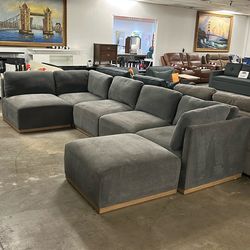 6-PC Grey Modular Sectional OfferUp Special
