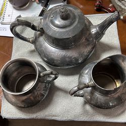 1948 international silver plate company tea set