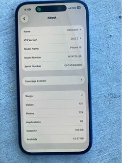 iPhone 16 128GB