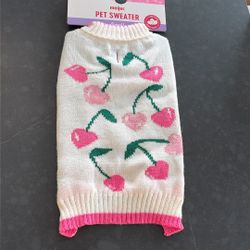 NEW Pet Sweater Size S
