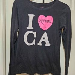 Black long sleeveI love california shirt 