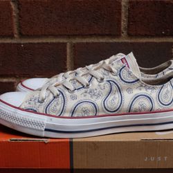 Converse All Star Low Paisley Men’s Size 8