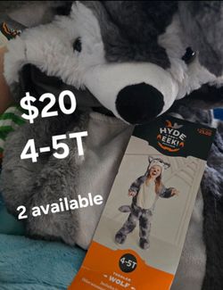 Hyde & EEK! Toddler Wolf Halloween Costume 4-5T