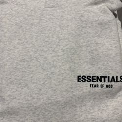 Light Grey Essentials Hoodie