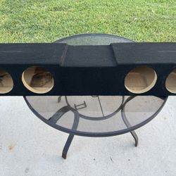 Empty Dual 8" Subwoofer Box